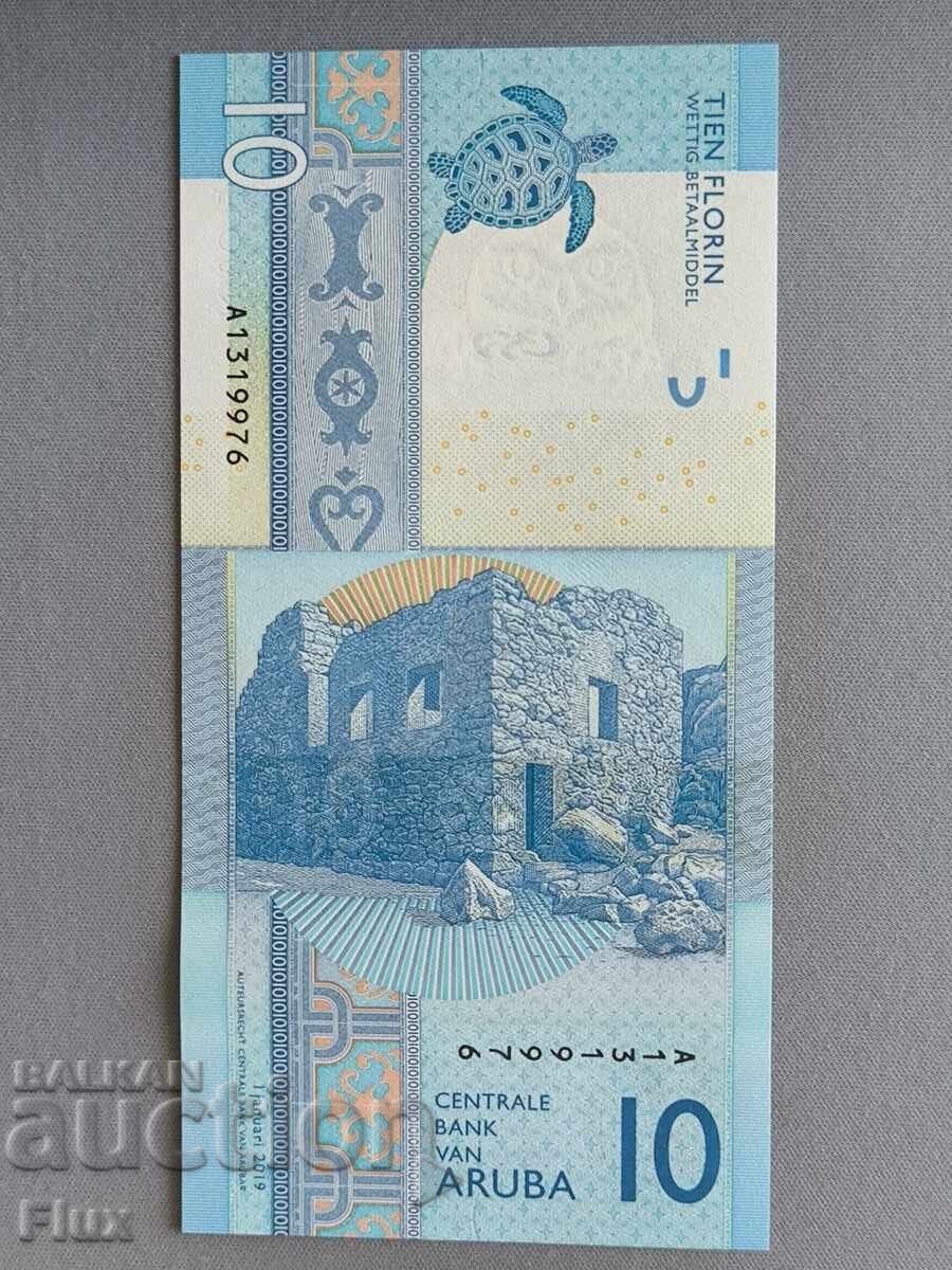 Licitație Bancnota - Aruba - 10 florini UNC | 2019
