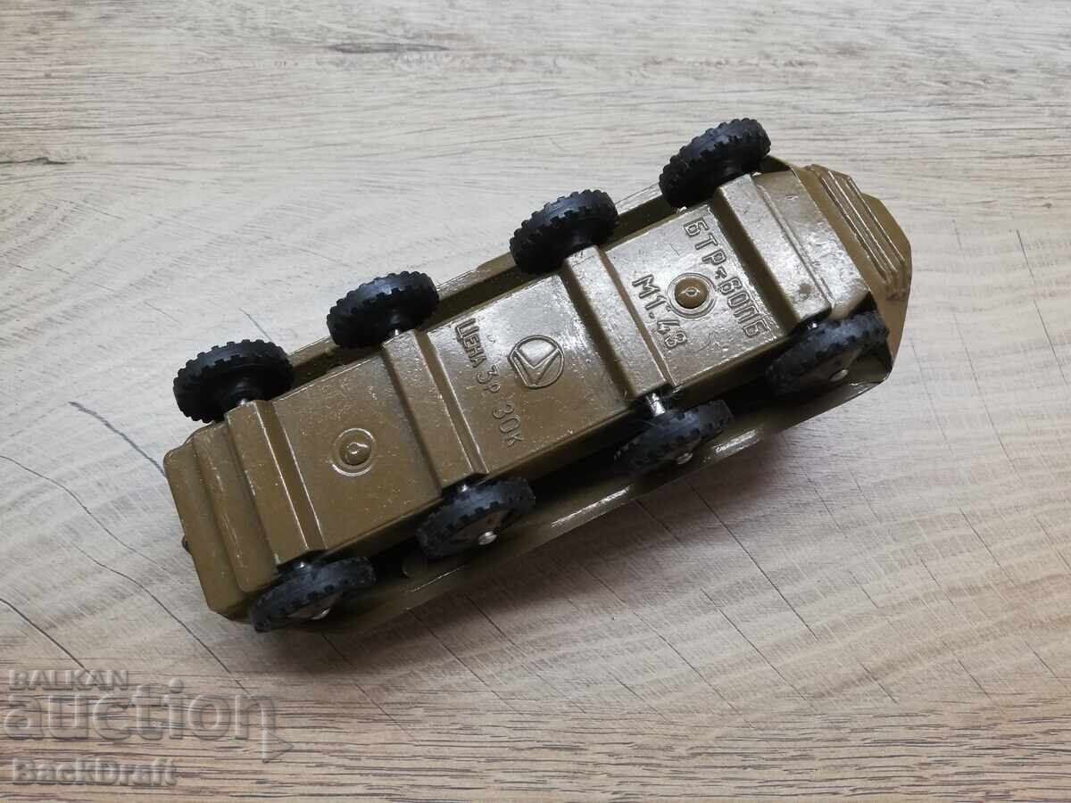 Δημοπρασία Ρωσικό παιδικό μεταλλικό παιχνίδι Σοβιετικής Ένωσης, μοντέλο ΤΑΝΚ BTR 60PB