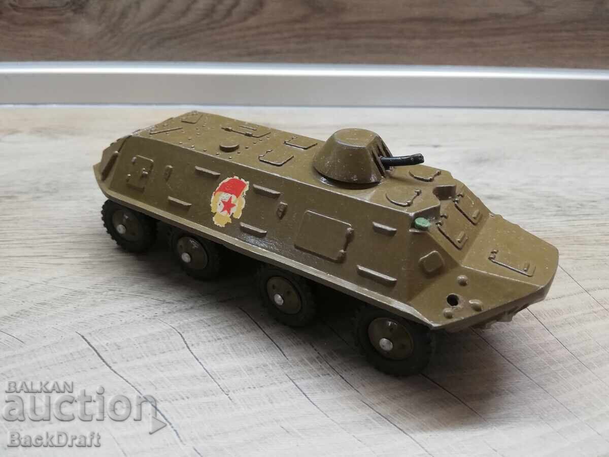 Ρωσικό παιδικό μεταλλικό παιχνίδι Σοβιετικής Ένωσης, μοντέλο ΤΑΝΚ BTR 60PB
