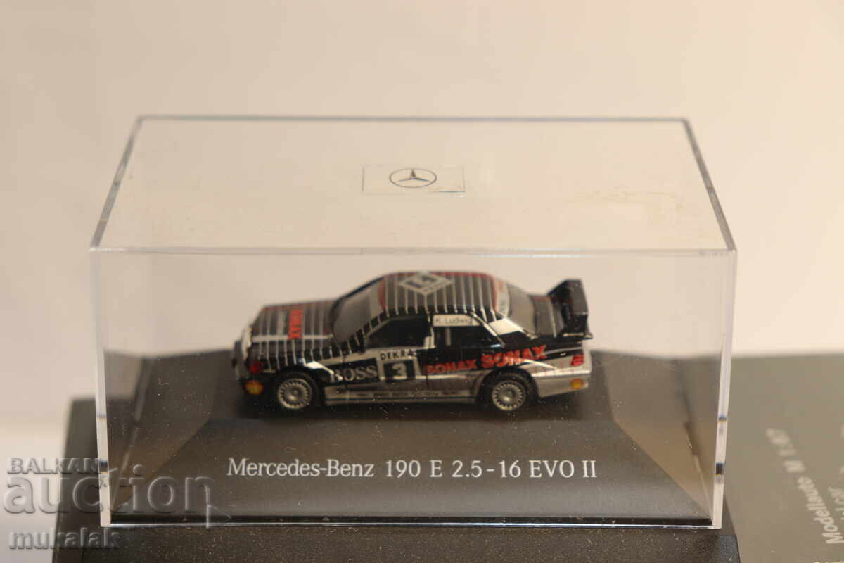 Аукцион HERPA H0 1/87  MERCEDES 190 EVO AMG   КОЛИЧКА   КАМИОН МОДЕЛ