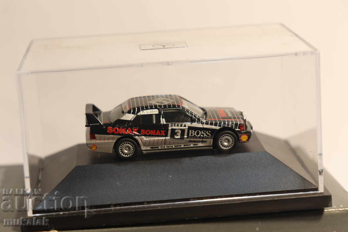 HERPA H0 1/87  MERCEDES 190 EVO AMG   КОЛИЧКА   КАМИОН МОДЕЛ - 5
