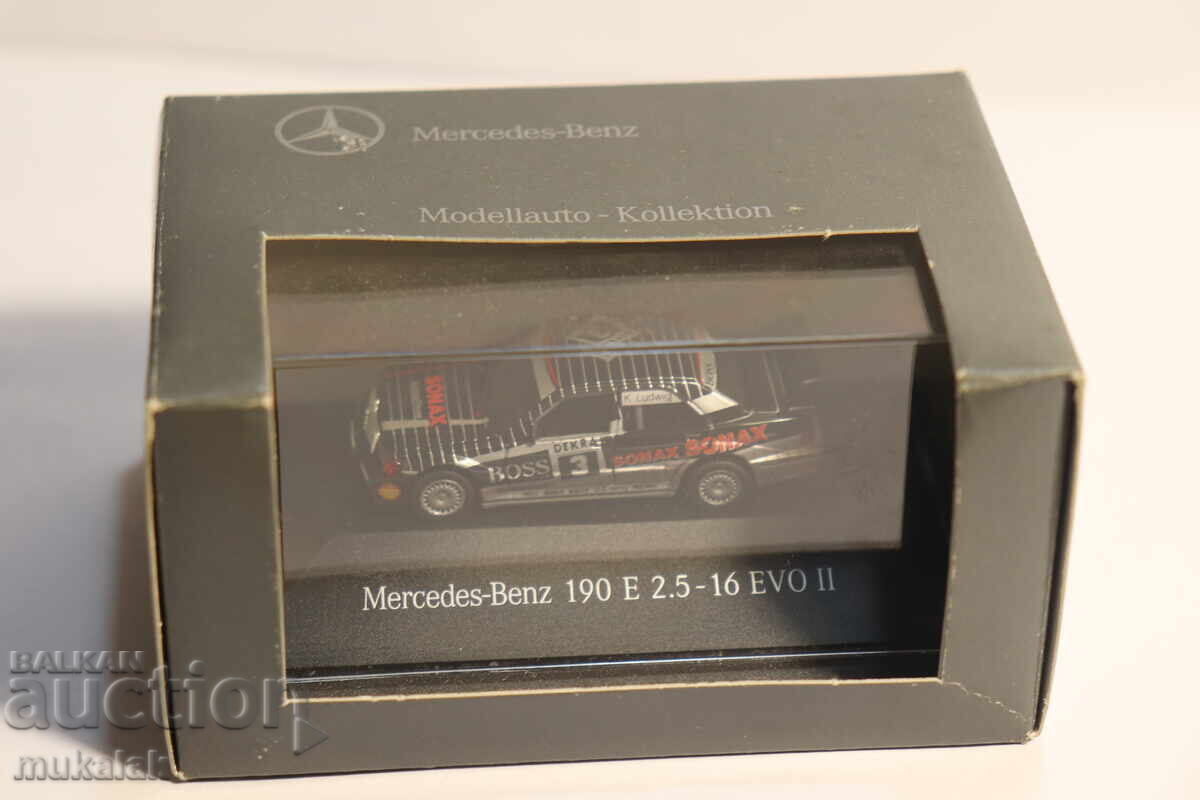 HERPA H0 1/87  MERCEDES 190 EVO AMG   КОЛИЧКА   КАМИОН МОДЕЛ - 7