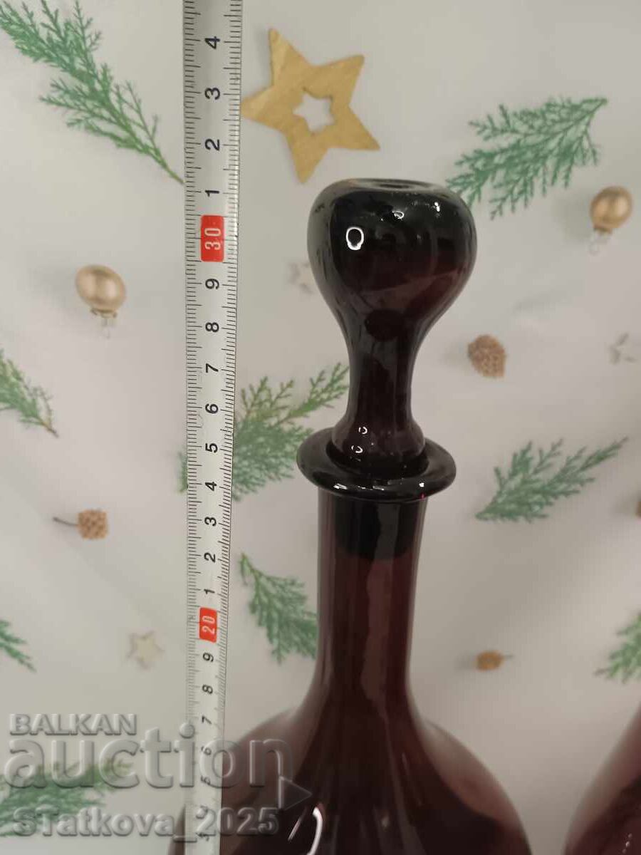 Delivery of Vintage cup-bowl and decanter in Art Deco style