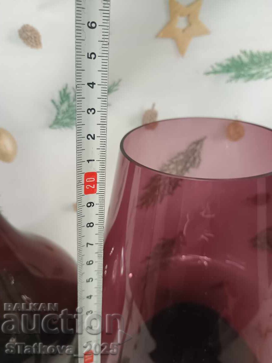 Vintage cup-bowl and decanter in Art Deco style - 5