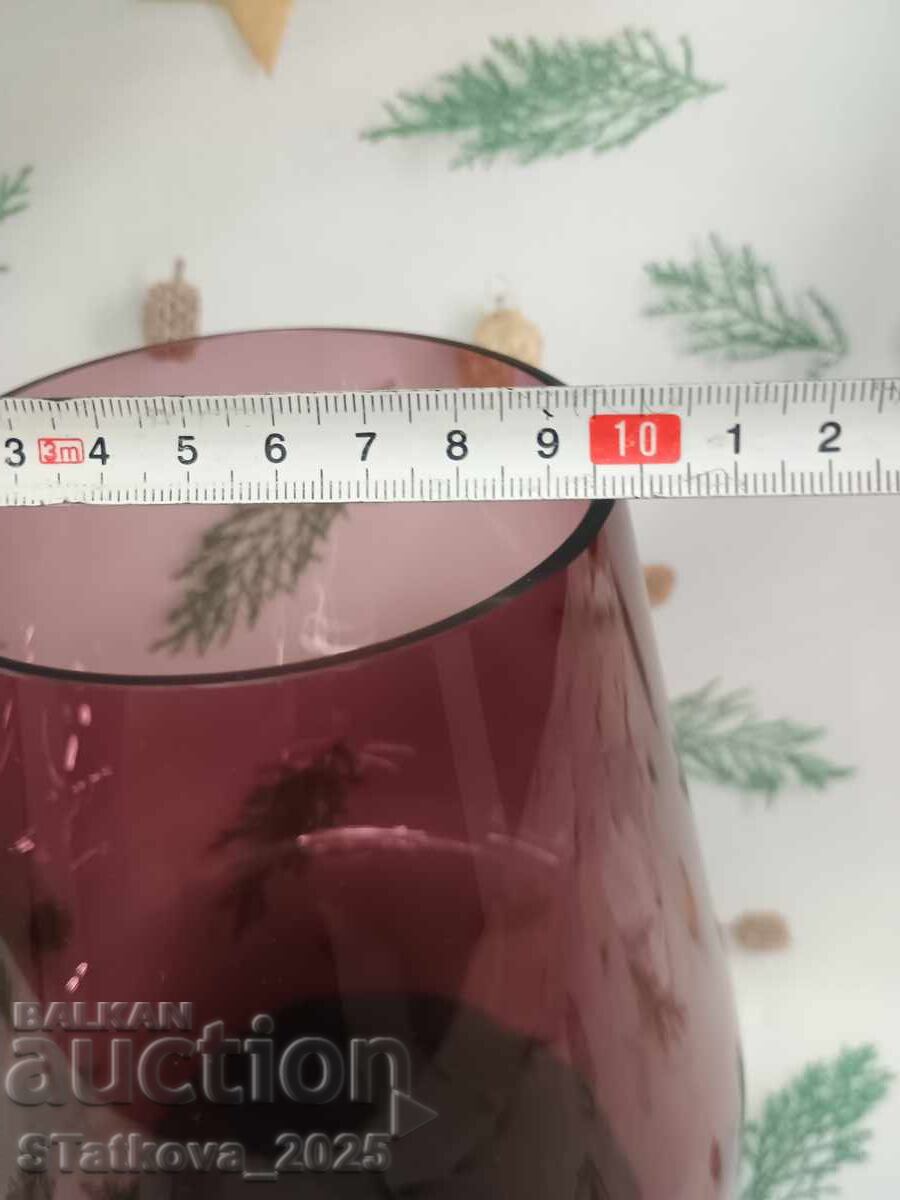 Vintage cup-bowl and decanter in Art Deco style - 7