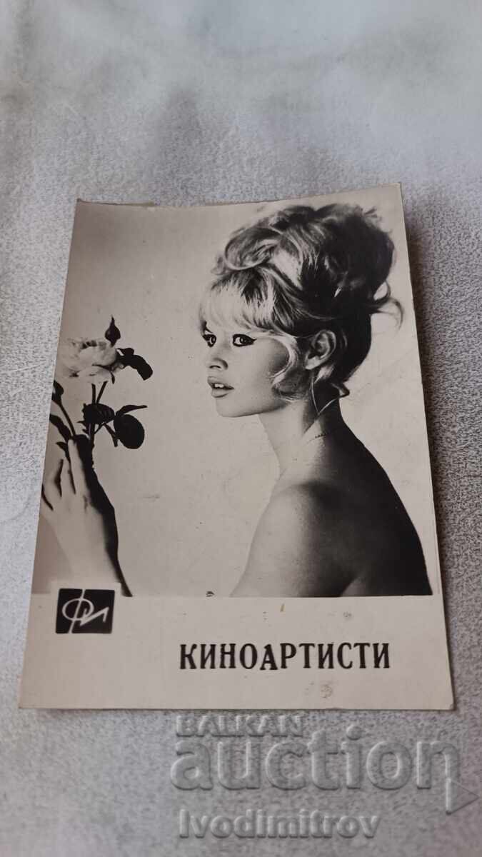Carte poștală Brigitte Bardot Carte poștală Brigitte Bardot