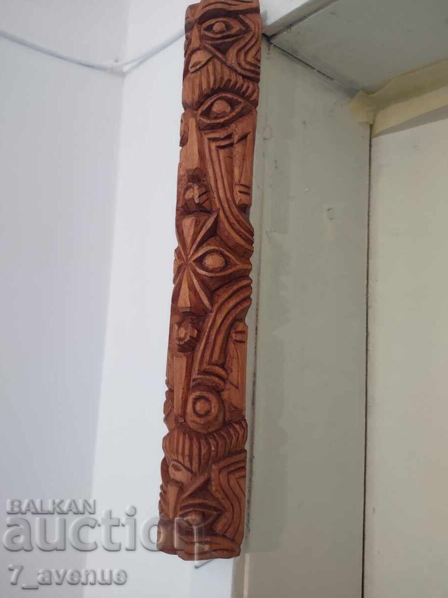 Sculptură în lemn din Chile sau Mexic, lucrată manual 14.12.2025 Sculptură în lemn din Chile sau Mexic, lucrată manual 14.12.2025