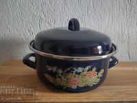 Oală emailată, emailată nefolosită 14.12.2025