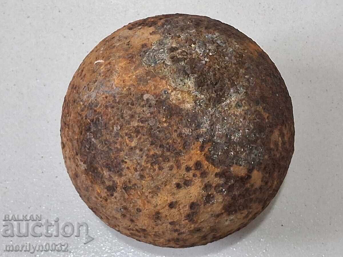 Old cannonball cannon mortar, bombard Crimean War RTOV - 6