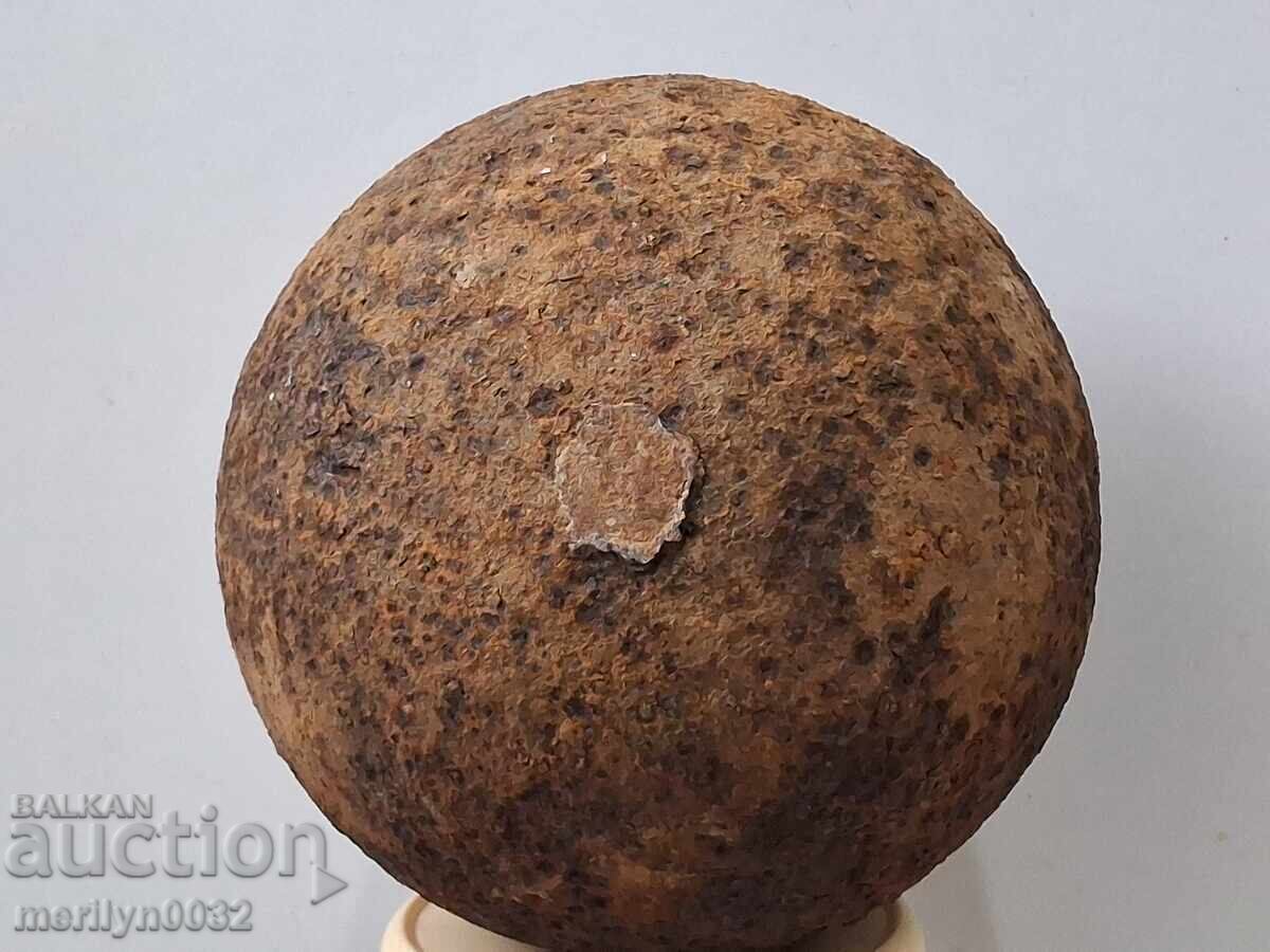Old cannonball cannon mortar, bombard Crimean War RTOV
