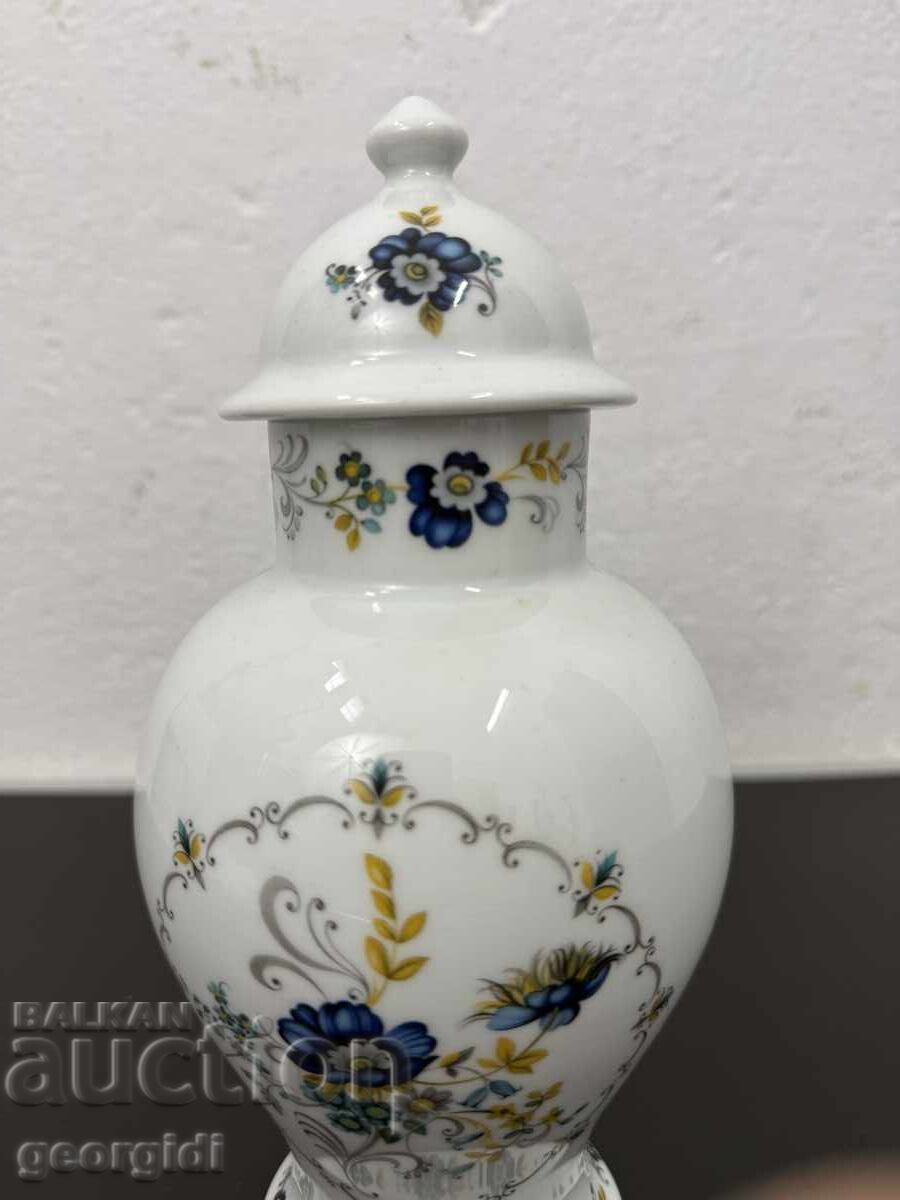 Δημοπρασία Γαλλικό πορσελάνινο βάζο / τεφρί - Limoges. №7721 Δημοπρασία Γαλλικό πορσελάνινο βάζο / τεφρί - Limoges. №7721