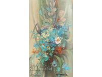 Elena Hadzhistoyanova oil paintings still life with flowers