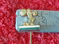 Стара спортна значка ФЕДЕРАЦИЯ ВДИГАНЕ НА ТЕЖЕСТИ качество