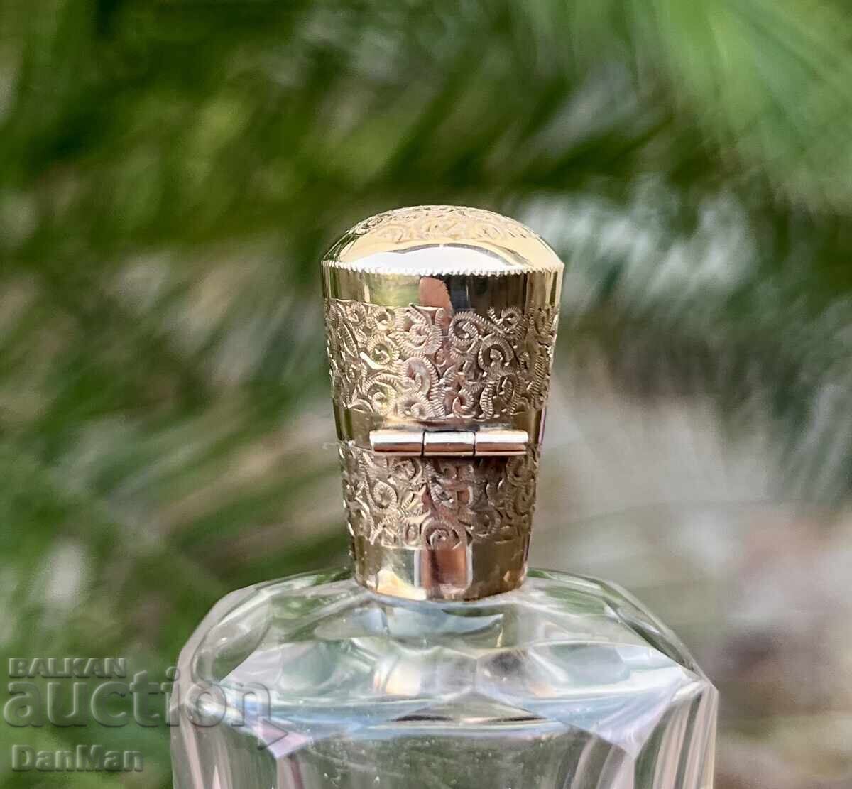 Βίντατζ μοναδικό μπουκάλι αρώματος 19ου αιώνα, Χρυσός και κρύσταλλο - 5 Βίντατζ μοναδικό μπουκάλι αρώματος 19ου αιώνα, Χρυσός και κρύσταλλο - 5