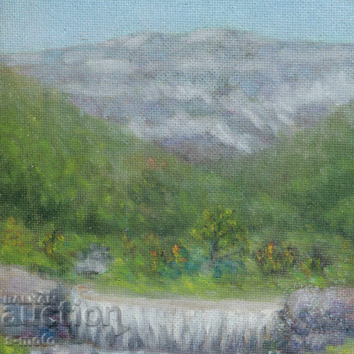 Έργο ζωγραφικής με λάδι, τοπίο - 5 Έργο ζωγραφικής με λάδι, τοπίο - 5