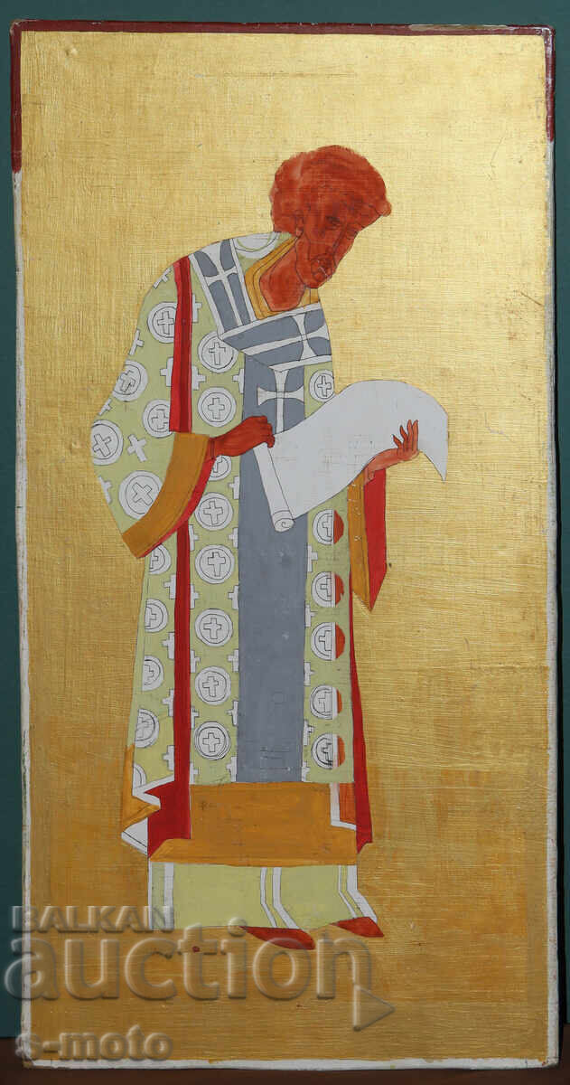 Картина темпера св. Йоан Златоуст с цена € 102.26 | 200.00 лв.