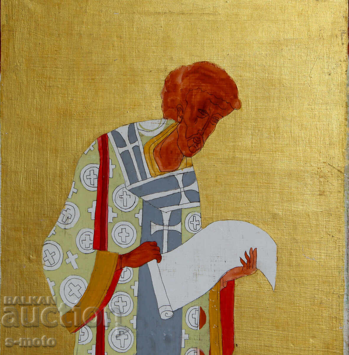 Доставка на Картина темпера св. Йоан Златоуст