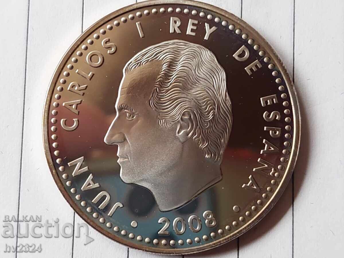 Испания: 10 евро прууф, 2008 Алфонсо X с цена € 100.00 | 195.58 лв.