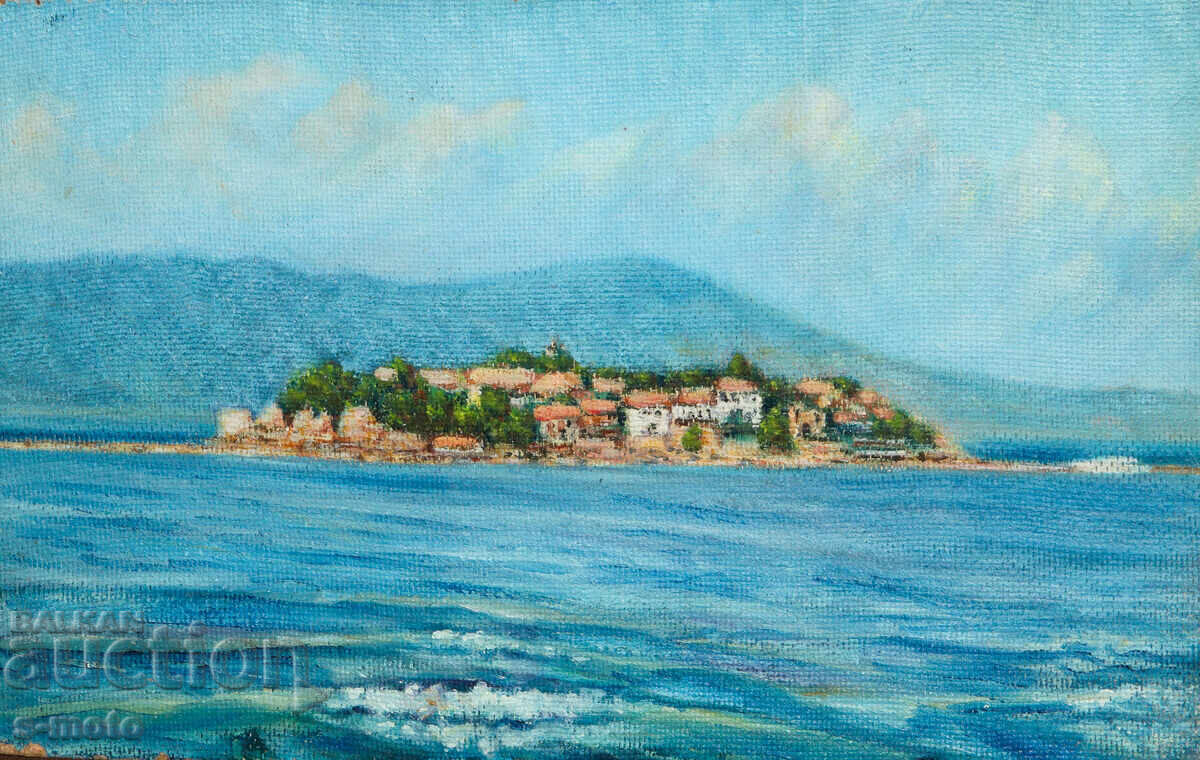 Аукцион Картина маслени бои морски пейзаж