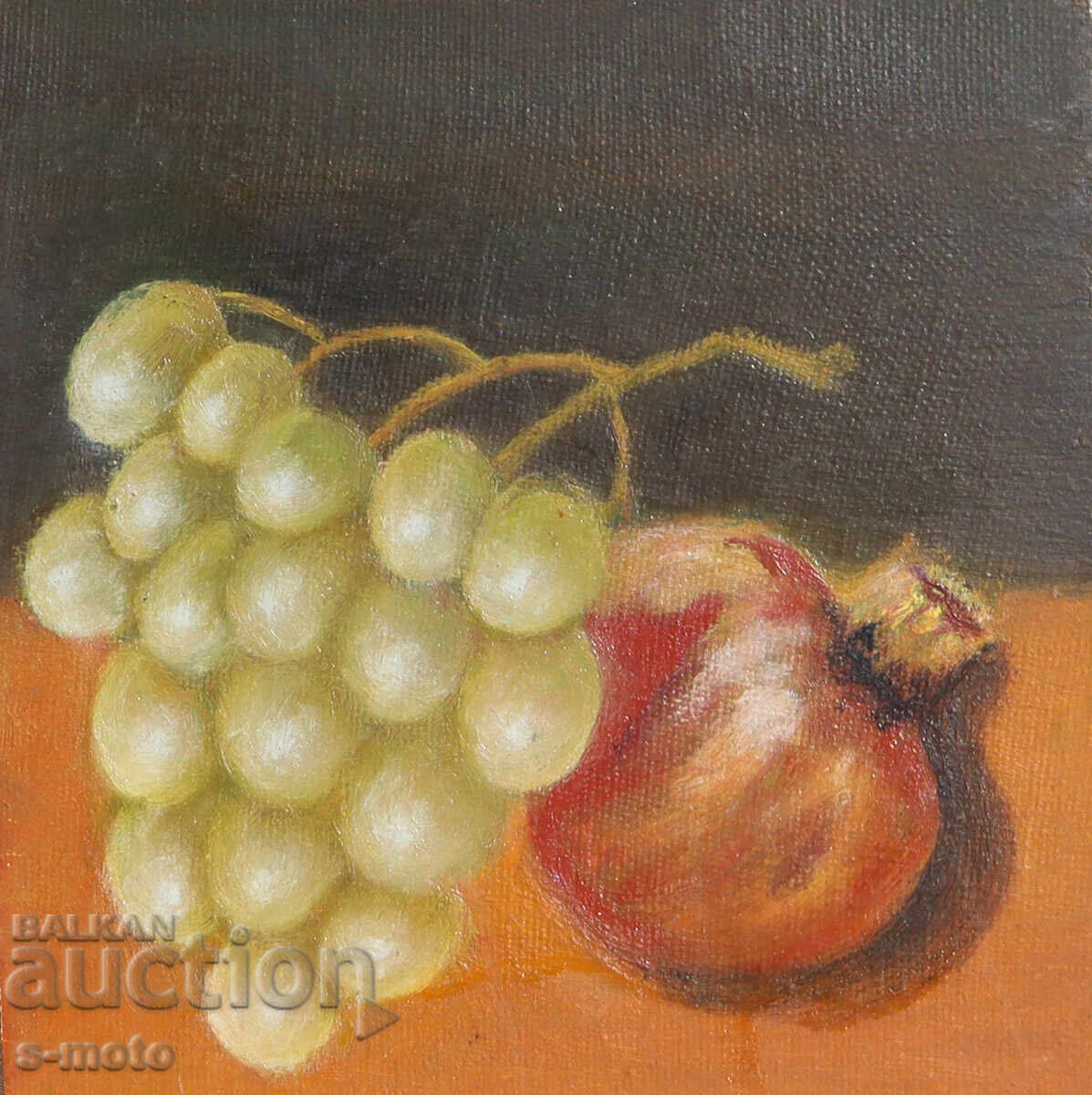 Έργο ζωγραφικής με λάδι νεκρή φύση με φρούτα Έργο ζωγραφικής με λάδι νεκρή φύση με φρούτα