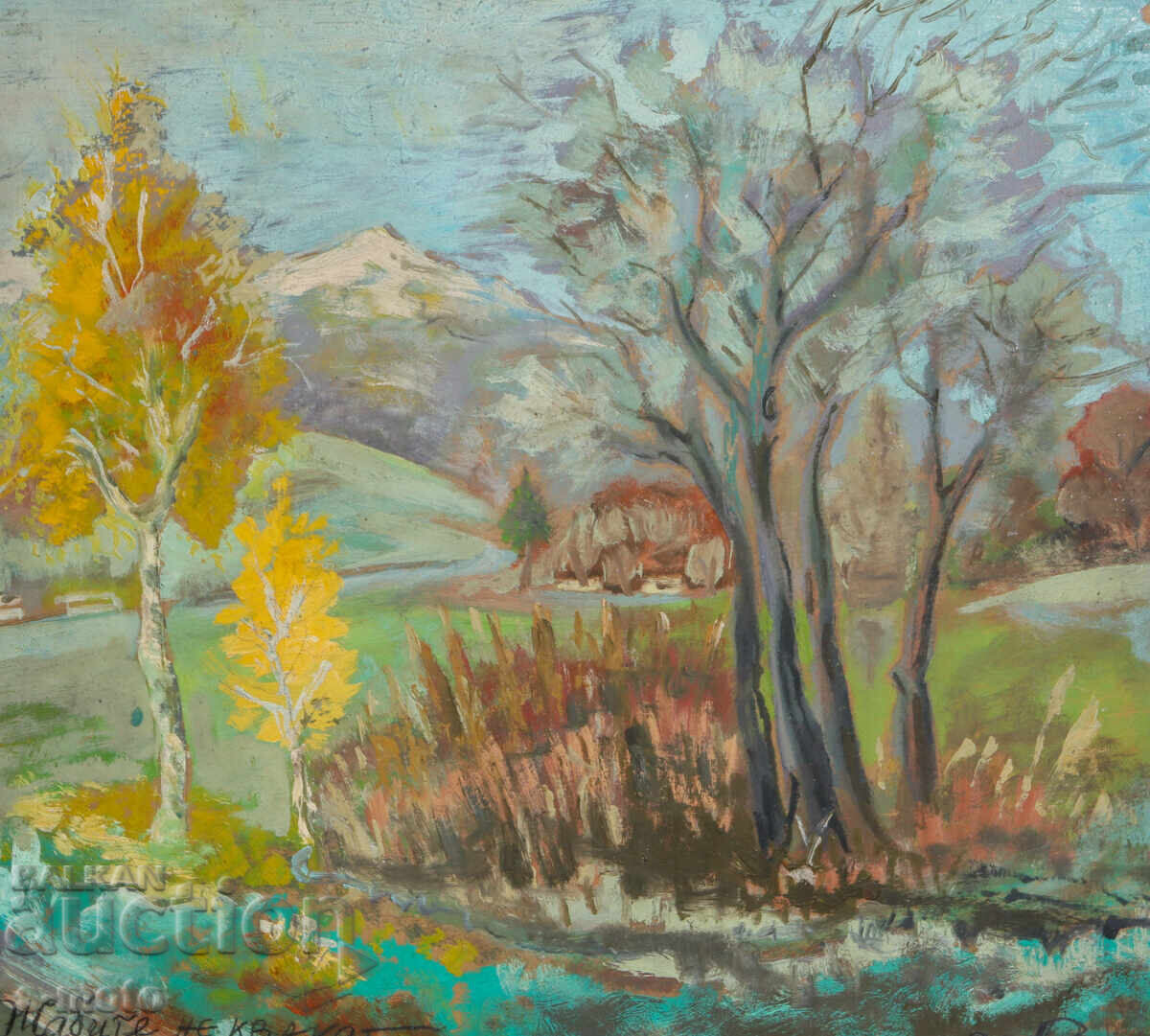 Картина маслени бои горски пейзаж с цена € 102.26 | 200.00 лв. Картина маслени бои горски пейзаж с цена € 102.26 | 200.00 лв.