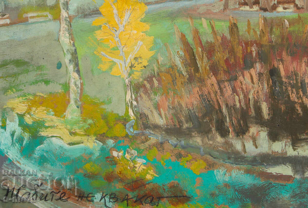 Картина маслени бои горски пейзаж - 5 Картина маслени бои горски пейзаж - 5