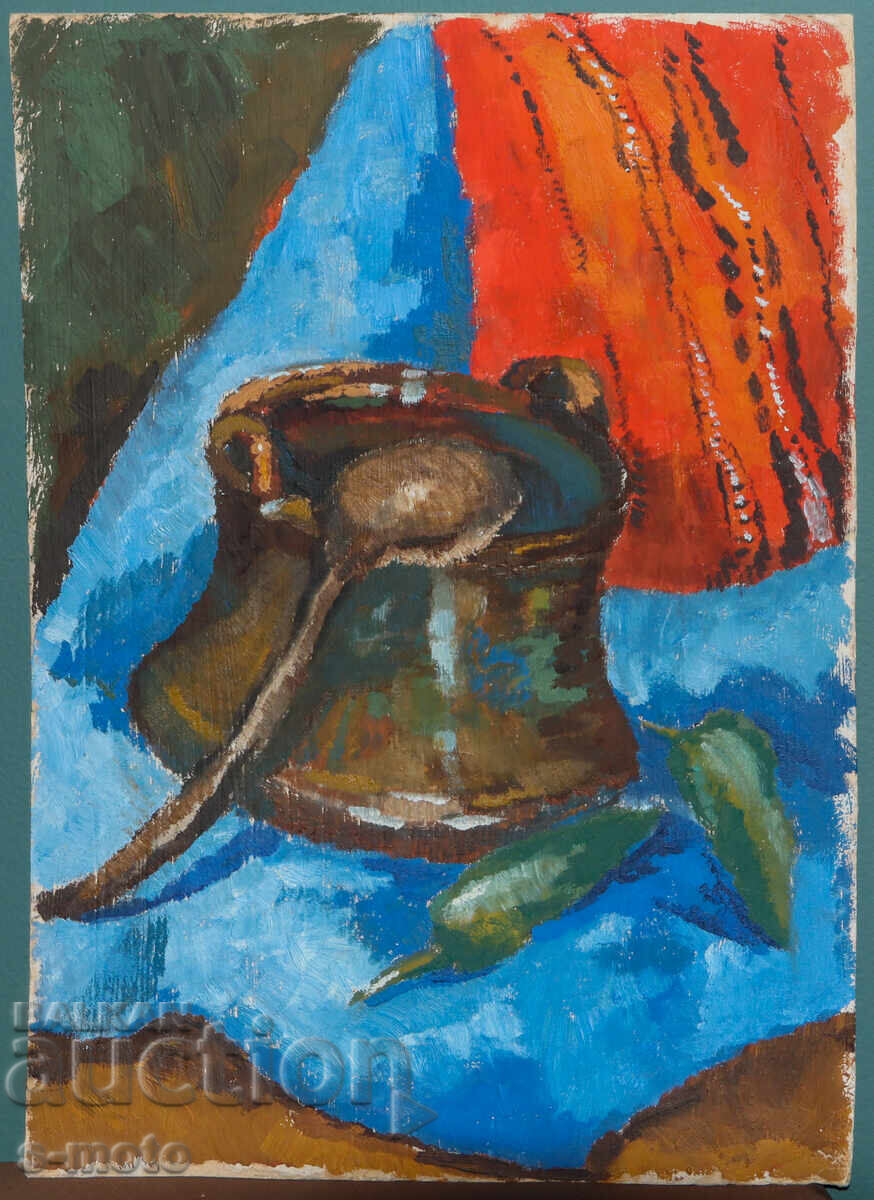 Old oil painting still life with price € 127.82 | 249.99 BGN