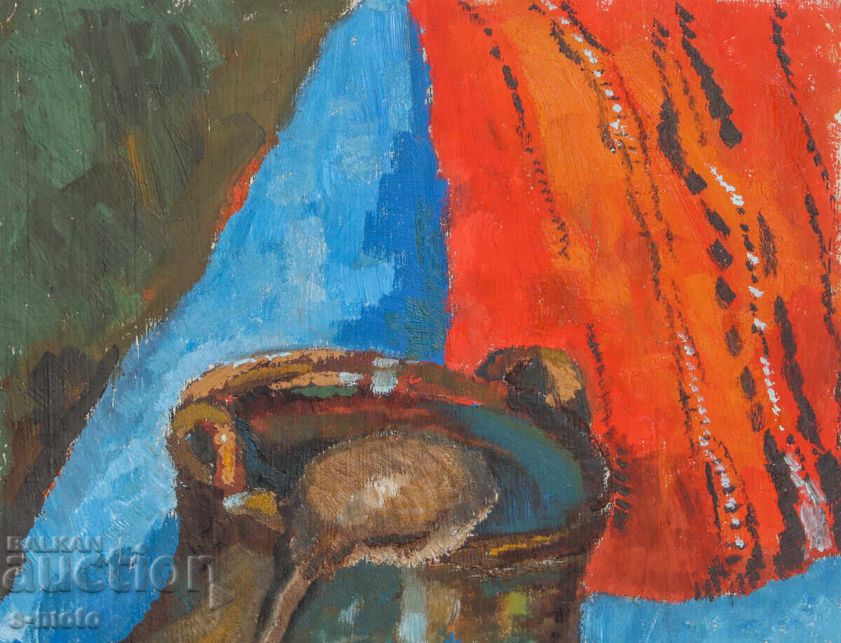 Delivery of Old oil painting still life