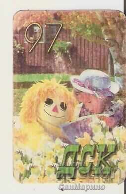 Календарче  Д С К  1997 г. тип 2