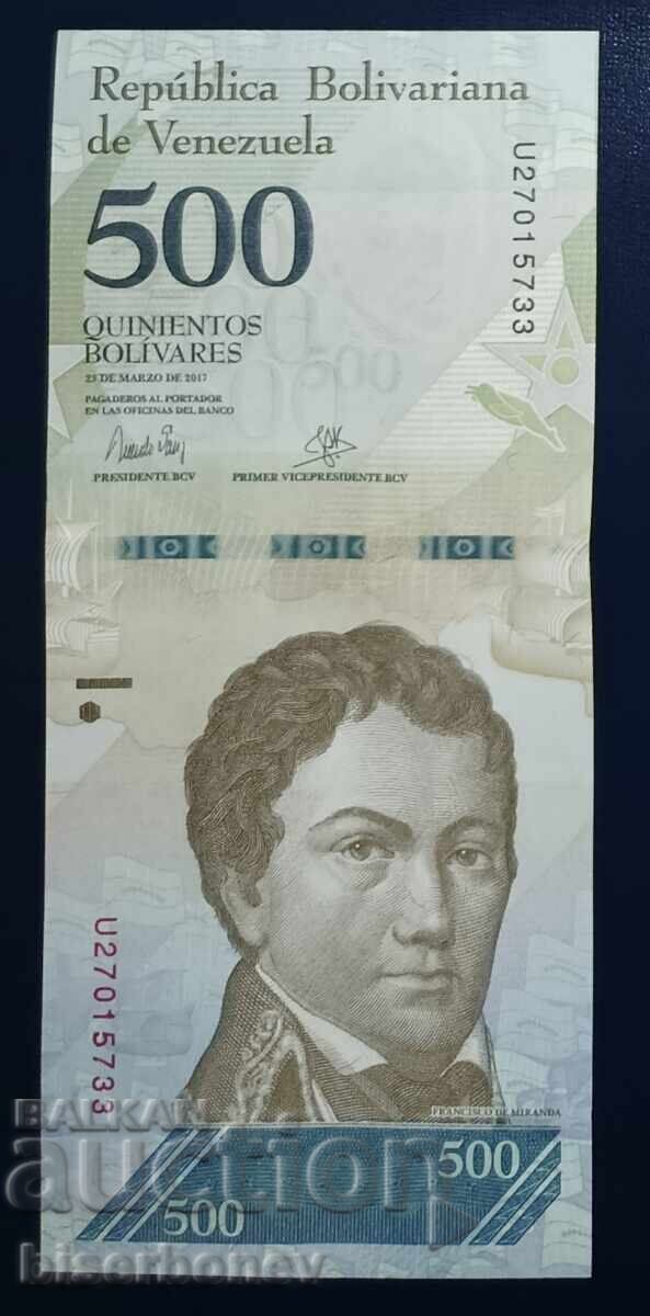 Венецуела , 500 боливара 2017 г, UNC Венецуела , 500 боливара 2017 г, UNC