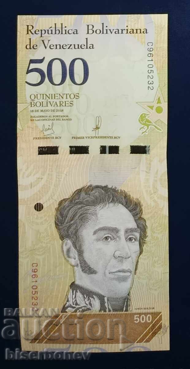 Venezuela, 500 bolívari 2018, UNC Venezuela, 500 bolívari 2018, UNC