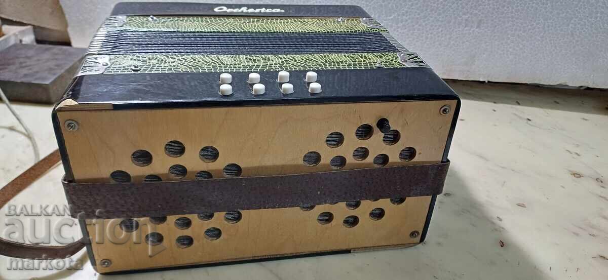 Acordeon pentru copii bayan armonică - "ORCHESTRA" - 8 basi - 6