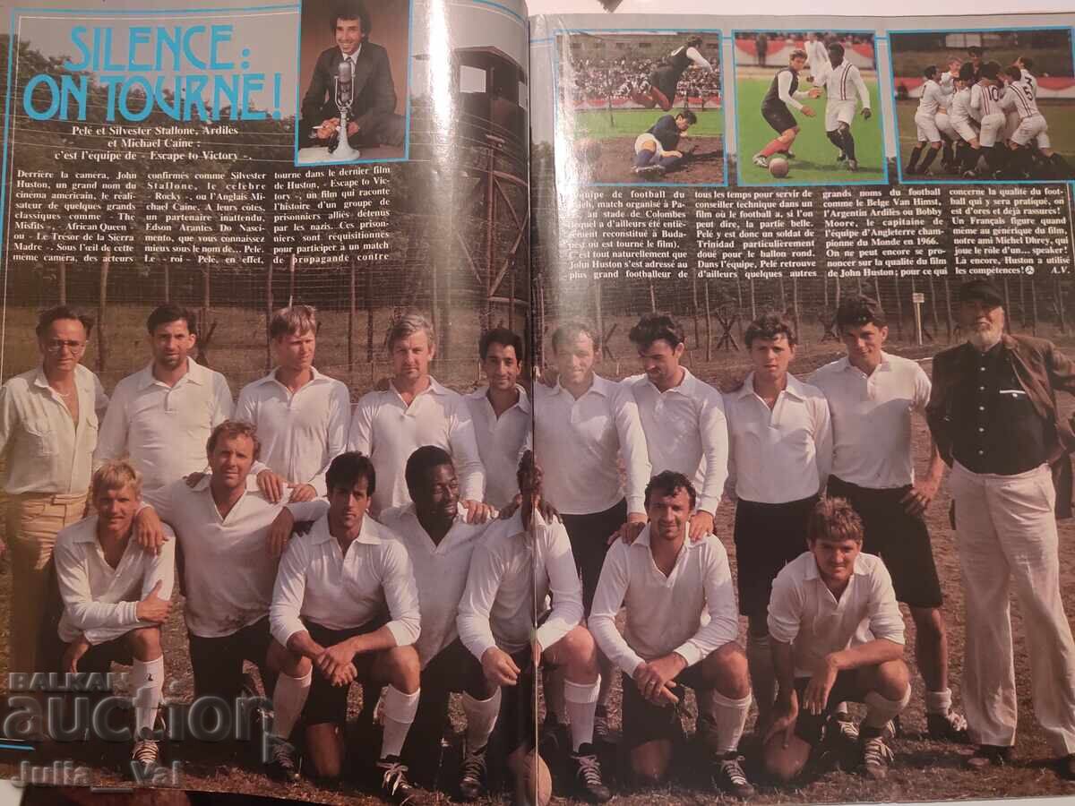 Livrarea Fotbal - Pelé și Sylvester Stallone - Revista Onze - Mondial