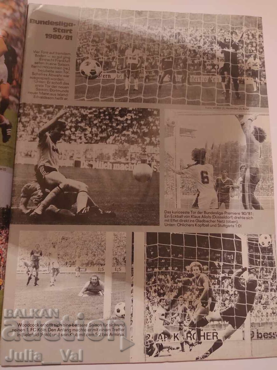 Licitație Fotbal - Revistă - 1980 - Germania - numărul 5 Licitație Fotbal - Revistă - 1980 - Germania - numărul 5