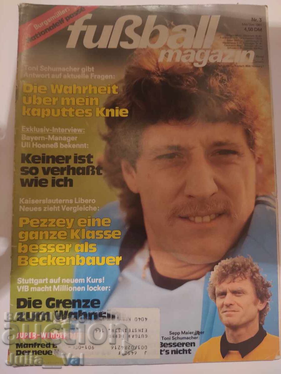 Fotbal - Revistă - 1981 - Germania - numărul 3