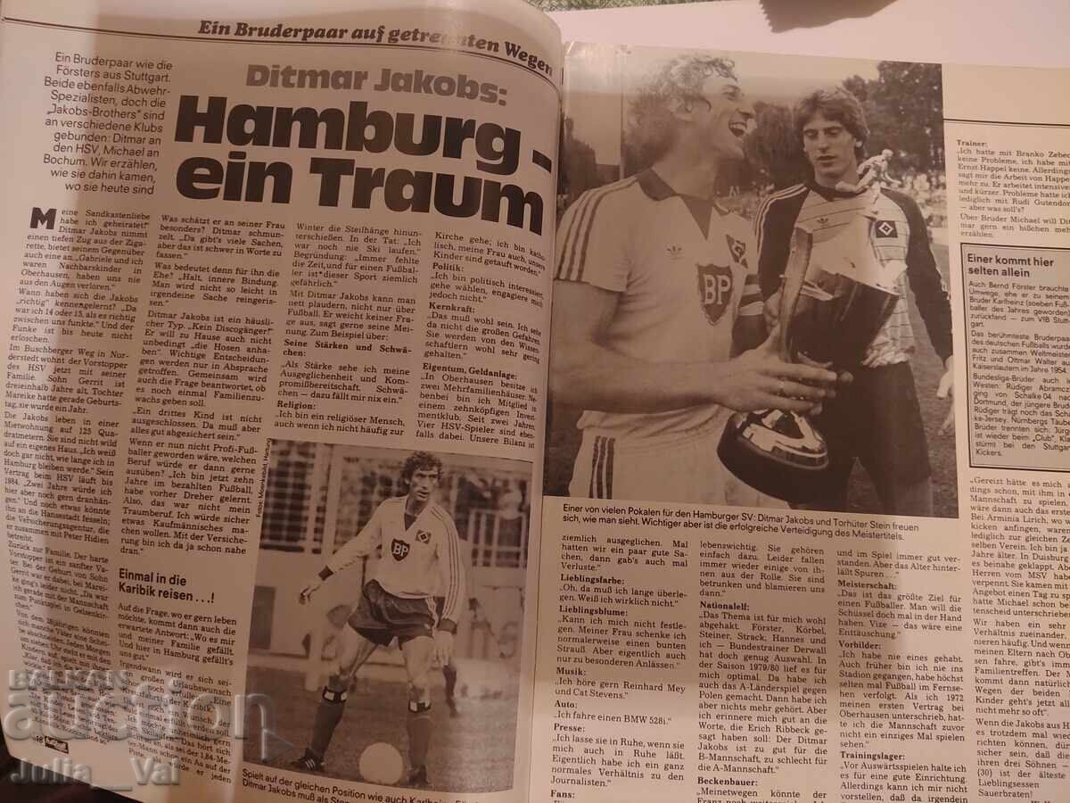 Fotbal - Revistă - 1982 - Germania - Toni Schumacher - 5