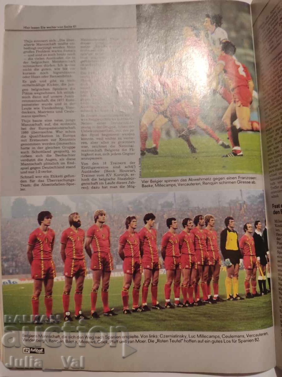 Fotbal - Revistă - Anul 1981 - Germania - 7