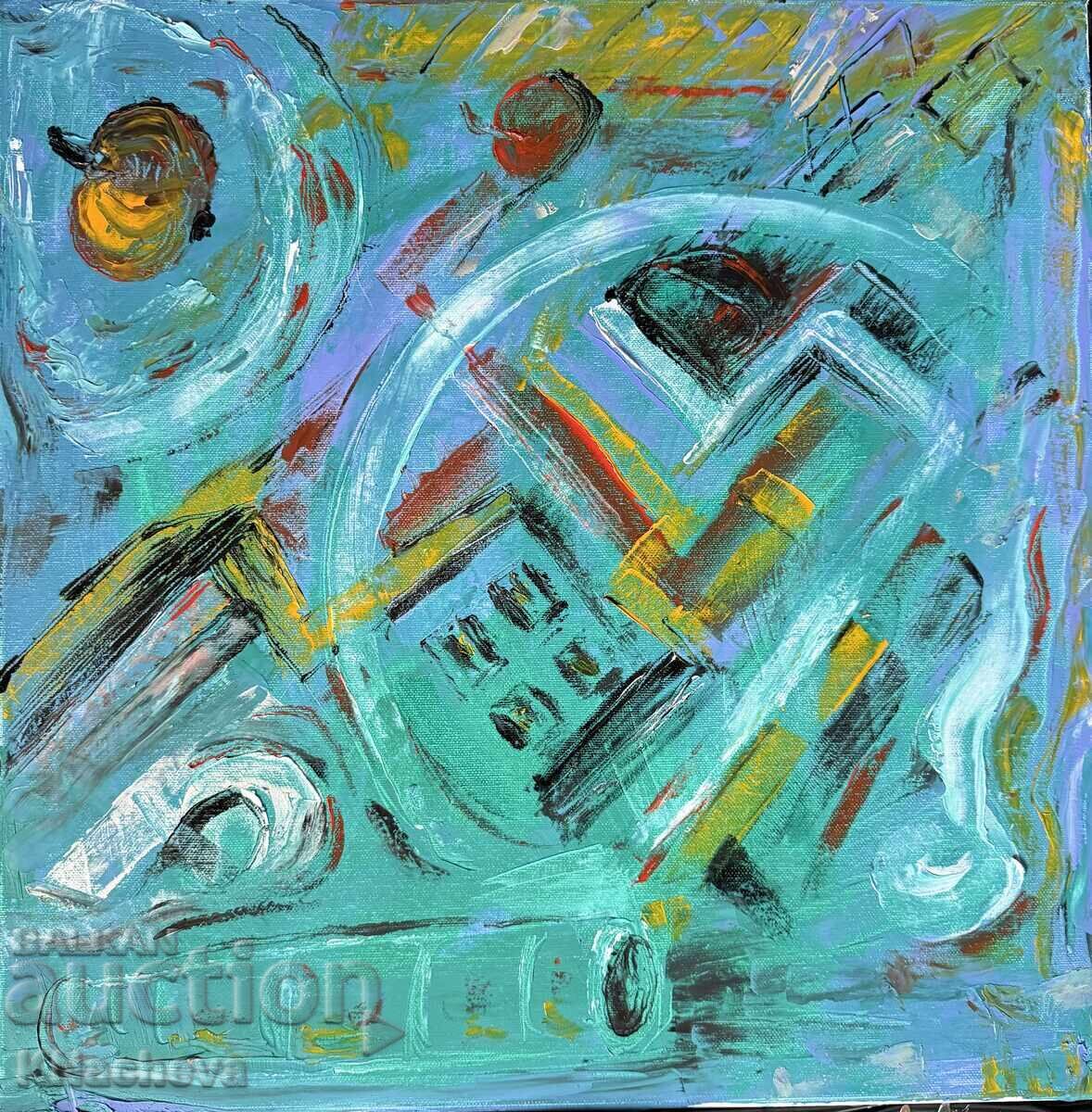 "The Element", oil on canvas, 50/50 "The Element", oil on canvas, 50/50