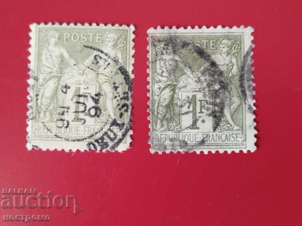 2 х 1 франк Франция -  A 6053