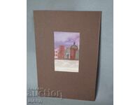 Παλιά Μαεστρική ζωγραφιά εικόνα ακουαρέλα τοπίο