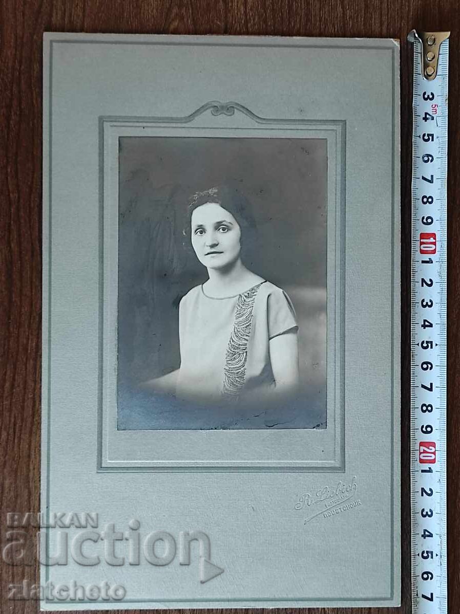 Fotografie veche din carton - Ruse