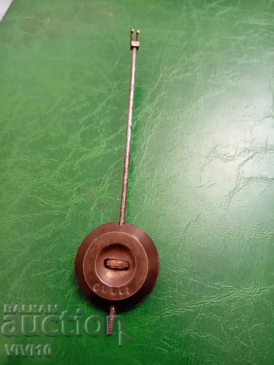 Antique pendulum for a mantel clock 12 cm