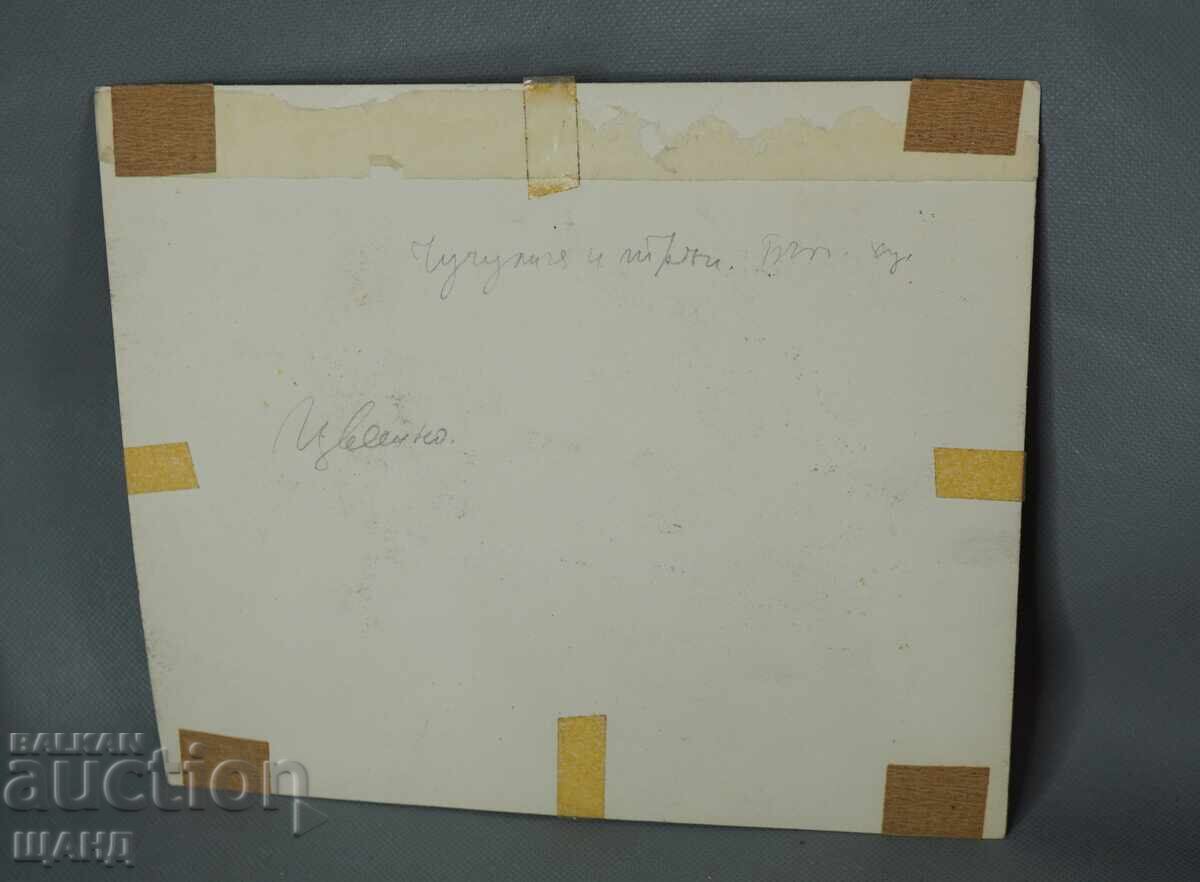 Стара Майсторска Рисунка картина проект плакат Зайо Байо с цена € 8.18 | 16.00 лв.