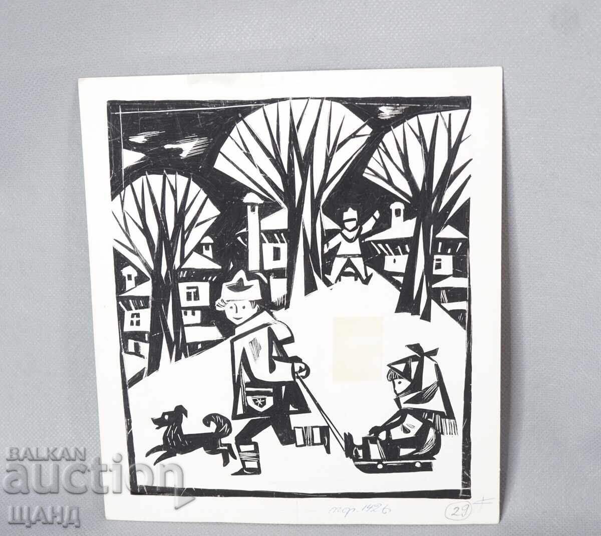 Old Master Drawing Project Poster Window to the Past