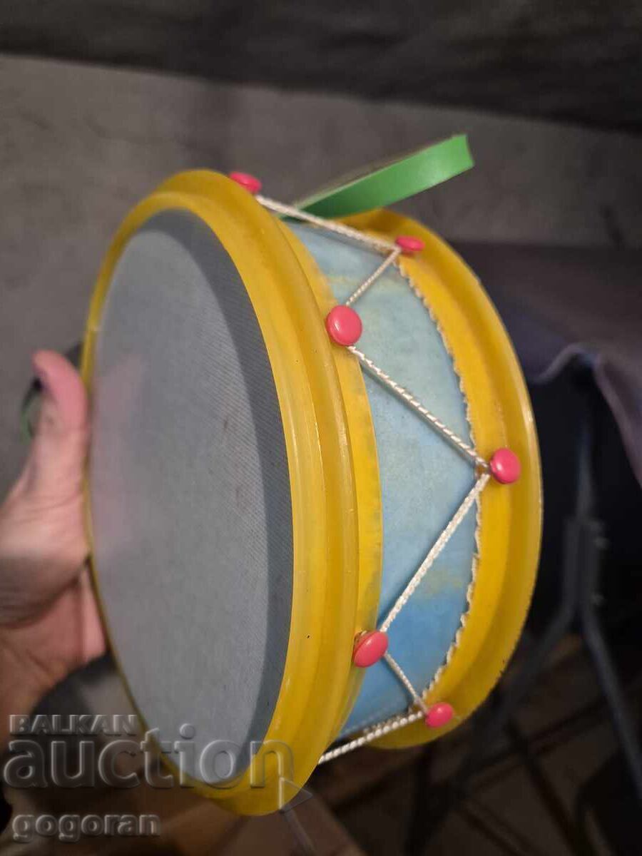 Old toy - drum with price € 2.60 | 5.09 BGN