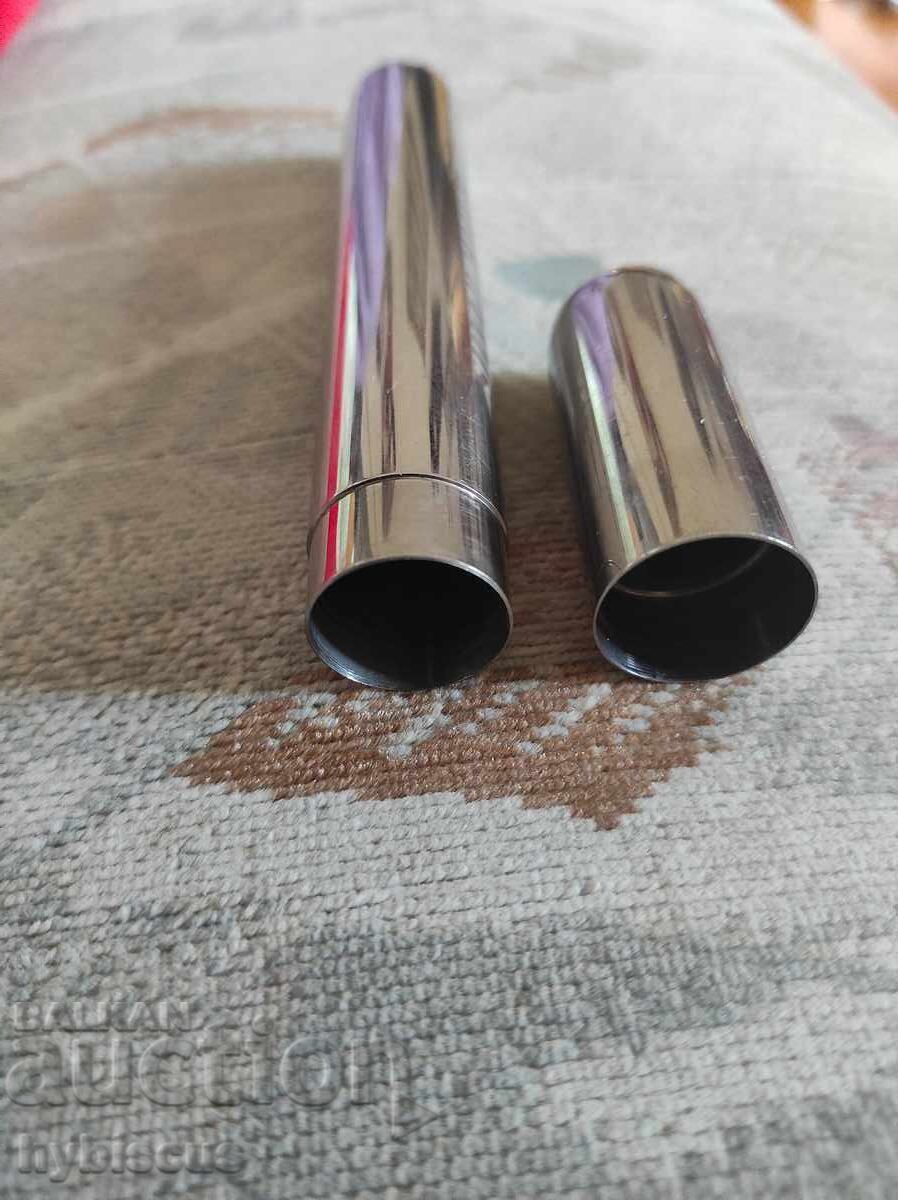 Преносим тубус за пури от неръждаема стомана за единични пу с цена € 5.00 | 9.78 лв.