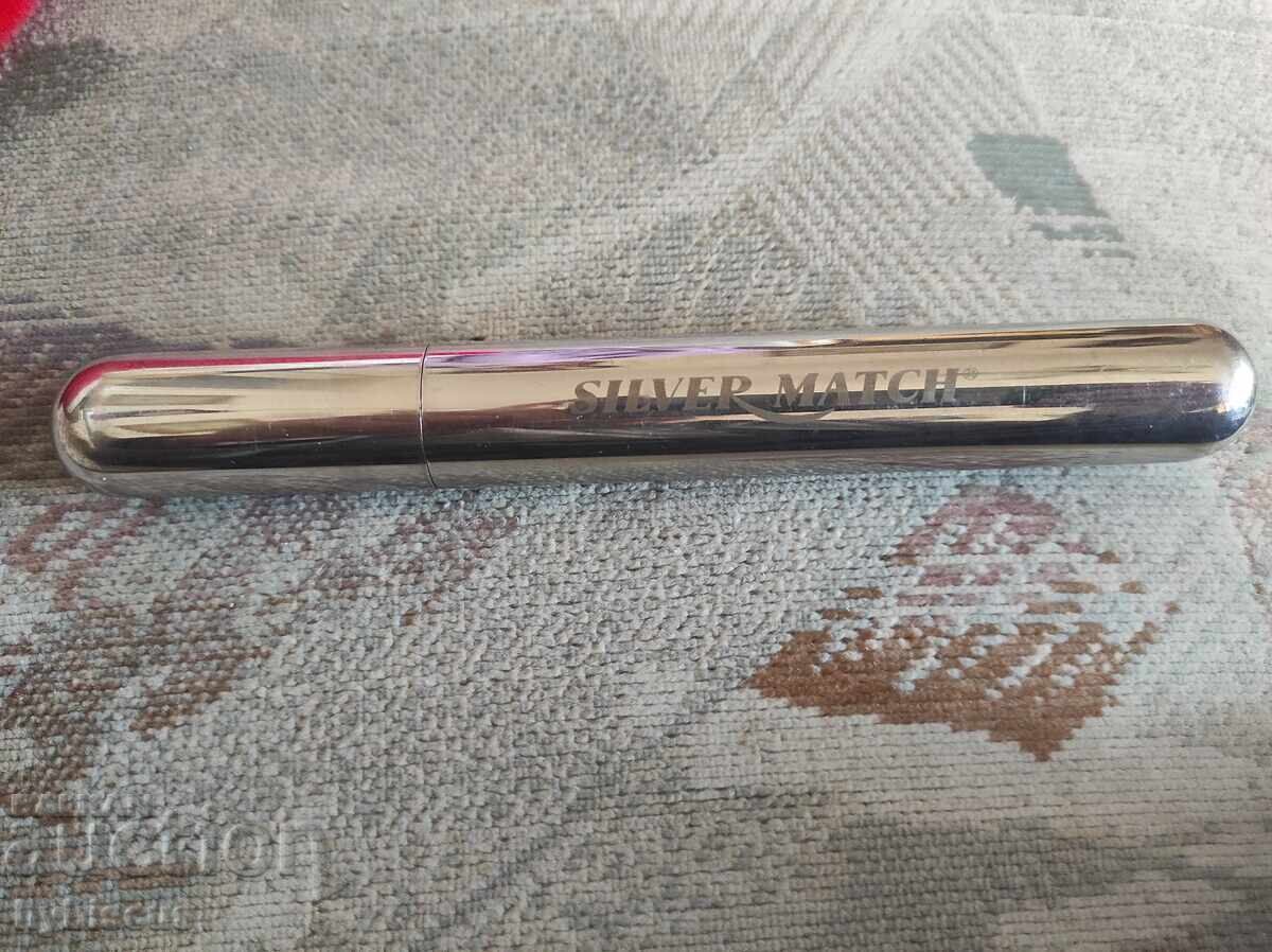 Преносим тубус за пури от неръждаема стомана за единични пу