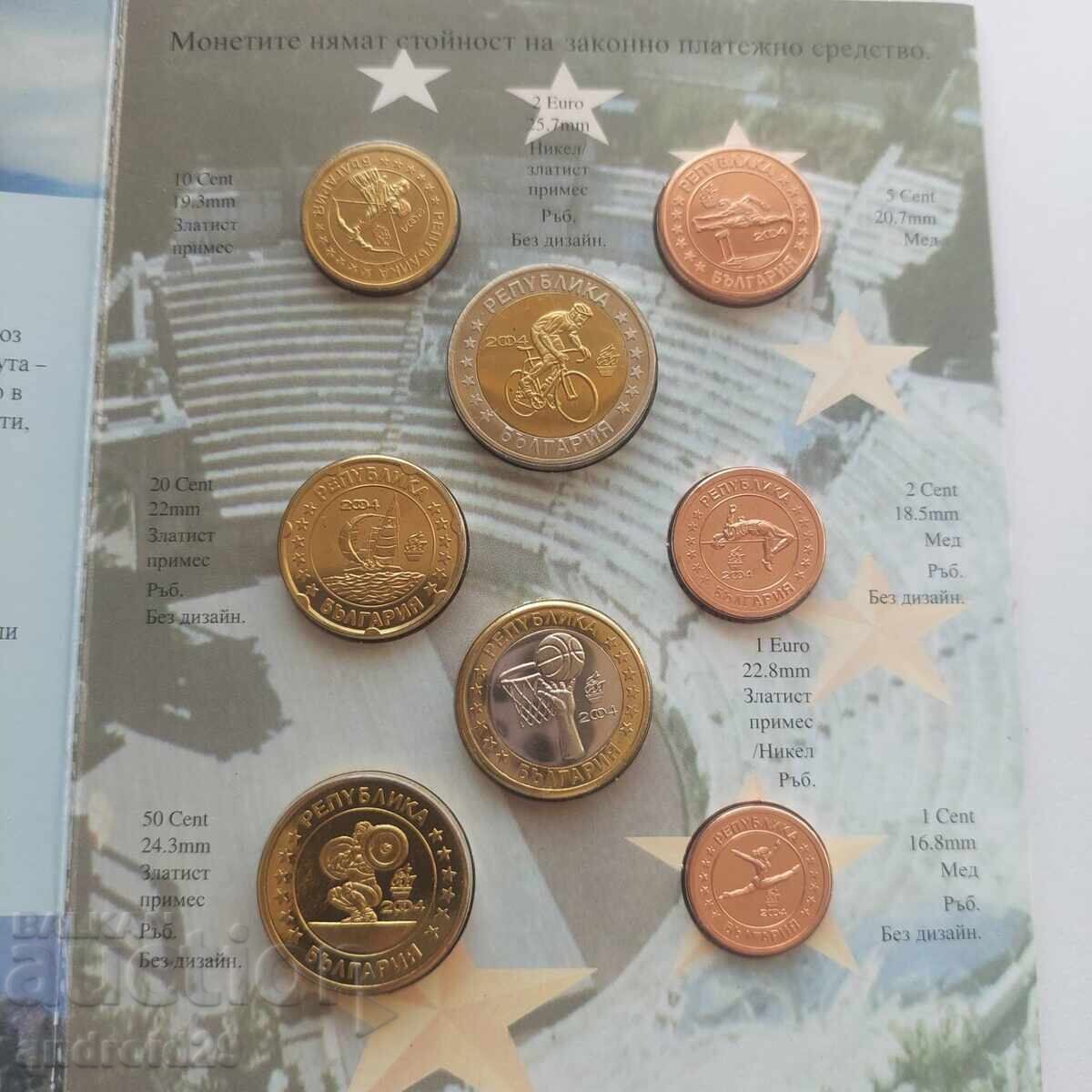 Пробен Евро сет България 2004г./ Монета/ UNC/ БЗЦ с цена € 16.87 | 32.99 лв.