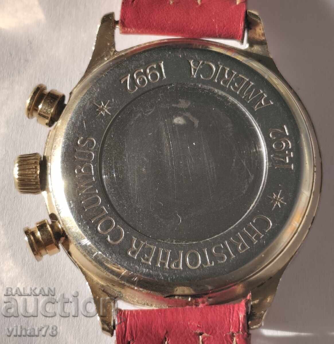 МЪЖКИ ЧАСОВНИК Poljot Columbus-ХРОНОГРАФ - 7
