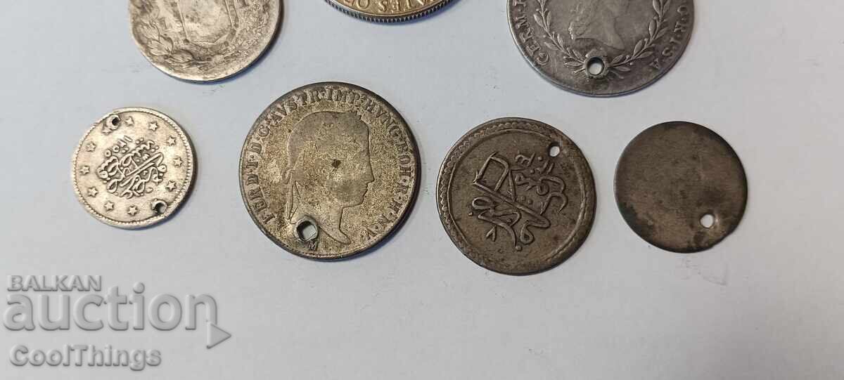 Сребърни монети лот - 6